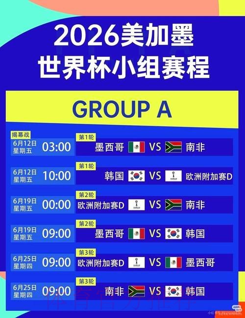 2026美加墨世界杯完整赛程中国时间